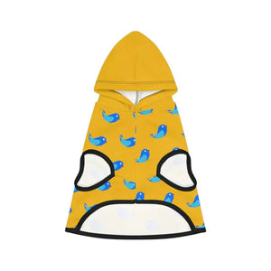 Dog Hoodie Birds Polyester Comfort Style - Dipaliz - s / Black Rib - Apparel & Accessories