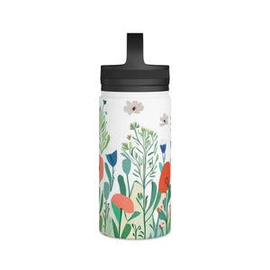 Stay Hydrated Wildflowers Stainless Steel Water Bottle - Dipaliz - Bottles