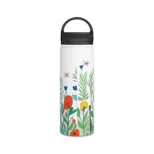 Stay Hydrated Wildflowers Stainless Steel Water Bottle - Dipaliz - Bottles