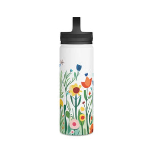 Stay Hydrated Wildflowers Stainless Steel Water Bottle - Dipaliz - Bottles