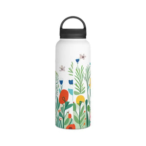 Stay Hydrated Wildflowers Stainless Steel Water Bottle - Dipaliz - Bottles