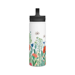 Stay Hydrated Wildflowers Stainless Steel Water Bottle - Dipaliz - Bottles