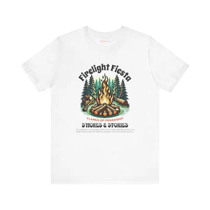 Camp Fire Short Sleeve Tee for Outdoor Enthusiasts - Dipaliz - T-shirts