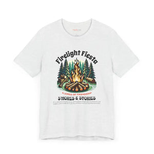 Camp Fire Short Sleeve Tee for Outdoor Enthusiasts - Dipaliz - T-shirts