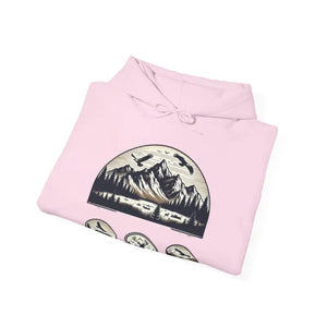 Heavy Blend Hoodie Mountains Sweatshirt Plush Warmth - Dipaliz - Hoodies