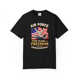Air Force 250 Years of Freedom T-shirt – Semiquincentennial Patriotic Tee - T-shirts - m