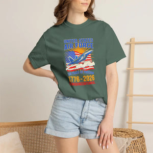 Air Force 250th Anniversary T-shirt, United States 1776–2026 Patriotic Tee - T-shirts - m