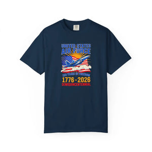 Air Force 250th Anniversary T-shirt, United States 1776–2026 Patriotic Tee - T-shirts - m