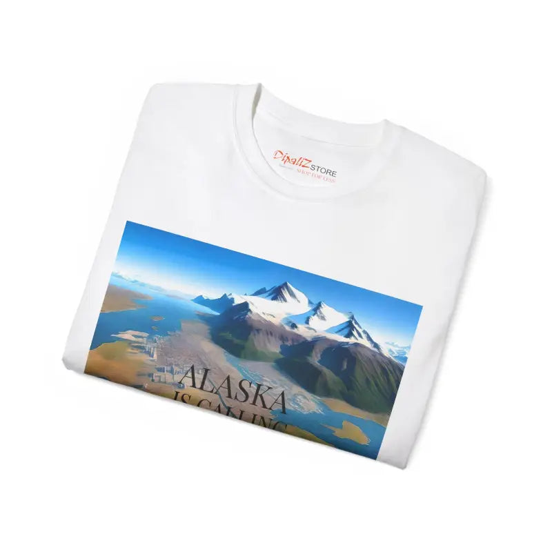 Alaska is Calling Ultra Cotton Tee ?? Classic Comfort Unisex Fit - T-shirt