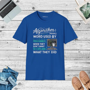 Funny Coding Tee - Soft Cotton Unisex Comfort - Dipaliz - Royal / s - T-shirts