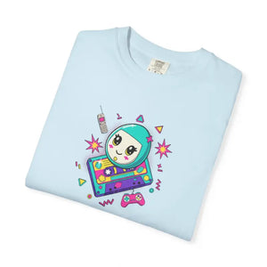 Retro Video Game T-shirt - Space Alien Handheld Design - Dipaliz