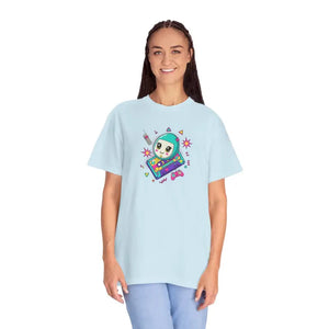 Retro Video Game T-shirt - Space Alien Handheld Design - Dipaliz