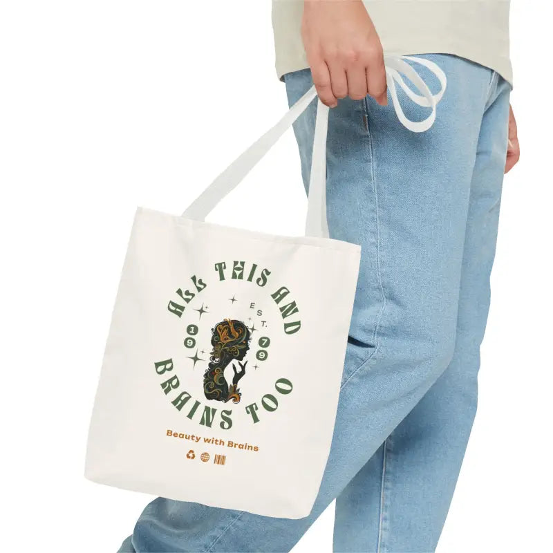 All this and Brains too Aop Tote Bag - Bags