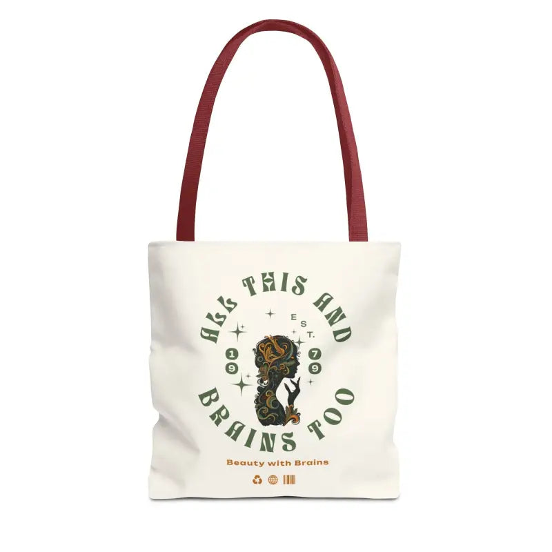 All this and Brains too Aop Tote Bag - Bags