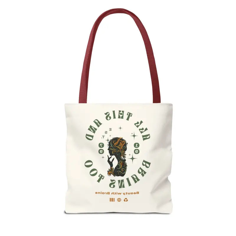 All this and Brains too Aop Tote Bag - Bags