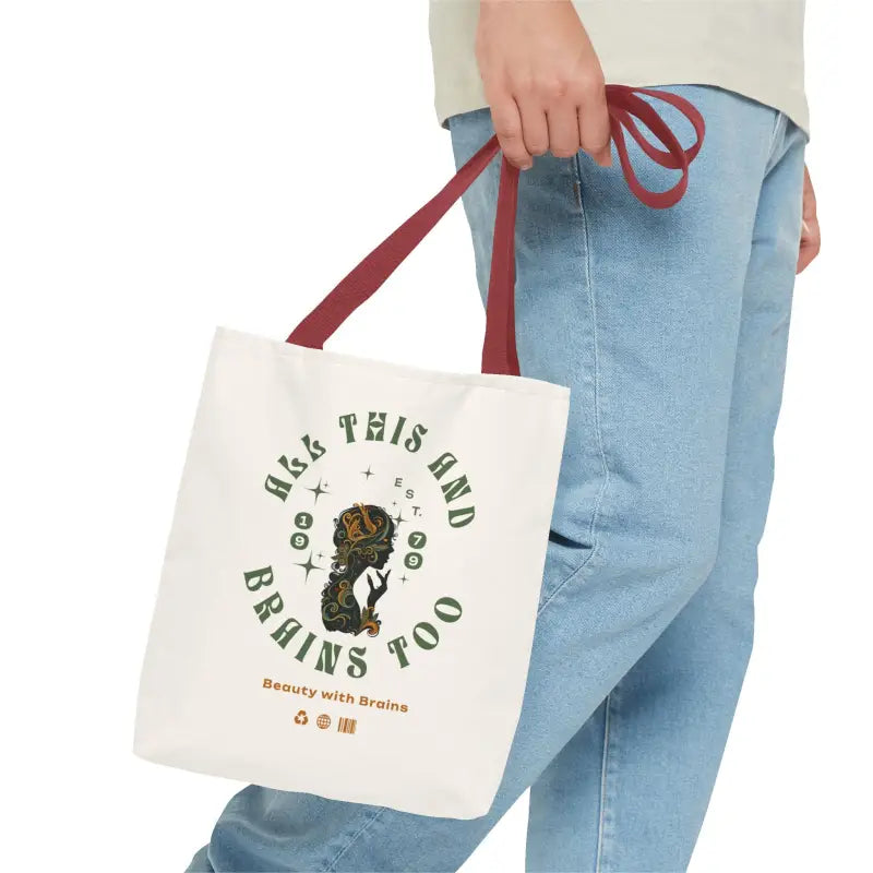 All this and Brains too Aop Tote Bag - Bags