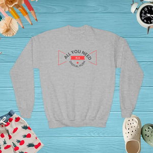 Youth Crewneck Sweatshirt - Ultimate Comfort Style - Dipaliz - Sport Grey / s - Sweatshirts