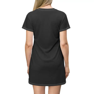 Love Hearts T-shirt Dress - Cozy Comfort Style - Dipaliz - Dresses