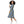 Blue and Yellow Long Sleeve Midi – Polyester - Dipaliz - Dresses - Xs