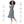 Blue and Yellow Long Sleeve Midi – Polyester - Dipaliz - Dresses - Xs