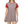 Red Pattern Shirt Dress – Eco Friendly Polyester - Dipaliz - Dresses - Xs