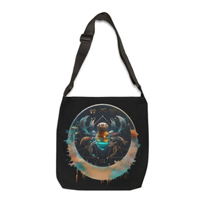 Vibrant Cancer Zodiac Tote - Polyester Fashion Bag - Dipaliz - Bags