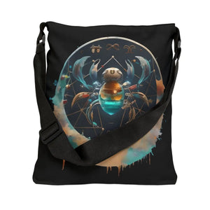Vibrant Cancer Zodiac Tote - Polyester Fashion Bag - Dipaliz - Bags