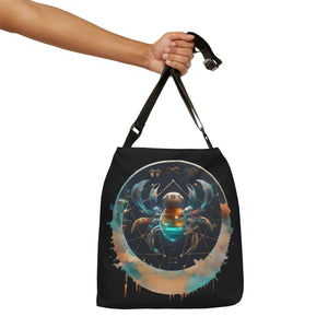 Vibrant Cancer Zodiac Tote - Polyester Fashion Bag - Dipaliz - Bags