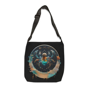 Vibrant Cancer Zodiac Tote - Polyester Fashion Bag - Dipaliz - Bags