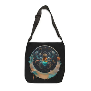 Cancer Zodiac Tote Bag - Polyester Women’s Fashion - Dipaliz - 18’’ × - Bags