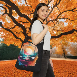 Libra Zodiac Sign Tote Bag All-over Print Bold Colors - Dipaliz - 16’’ × - Bags