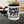 Accent Coffee Mug White Ceramic C-shaped Handle Believe - Dipaliz - 11oz / Black - Mugs