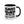 Accent Coffee Mug White Ceramic C-shaped Handle Believe - Dipaliz - Mugs
