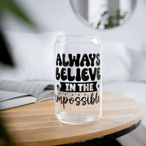 Bpa Free Sipper Glass - 16oz Always Believe - Dipaliz - Tumblers