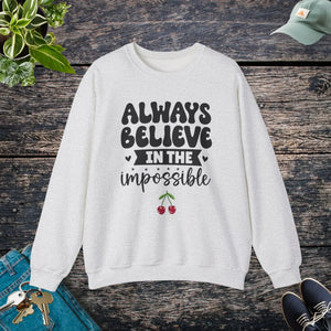 Heavy Blend Crewneck - Conquer the Day Medium-heavy - Dipaliz - Sweatshirts