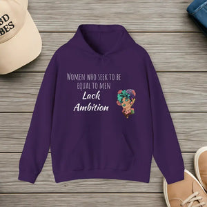 Unisex Heavy Blend™ Hooded Sweatshirt for Ambitious Women - Dipaliz - Purple / s - Hoodies