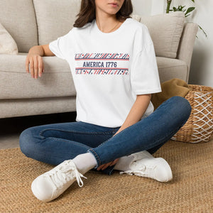 America 1776 T-shirt - Patriotic Fourth of July Tee - T-shirts