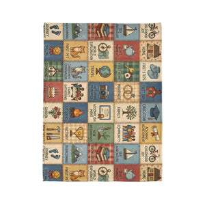 Milestone Memory Blanket – Soft Fleece Keepsake - Dipaliz - Blankets