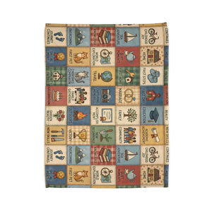 Milestone Memory Blanket – Soft Fleece Keepsake - Dipaliz - Blankets