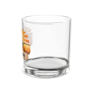 American Made Farmhouse Rocks Glass, 10oz Whiskey Tumbler with Barn & Vintage Truck Design - Tumblers