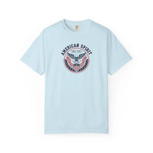 American Spirit T-shirt, Patriotic Eagle Graphic Tee (est. 1776) - T-shirts - m