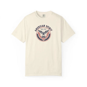 American Spirit T-shirt, Patriotic Eagle Graphic Tee (est. 1776) - T-shirts - m