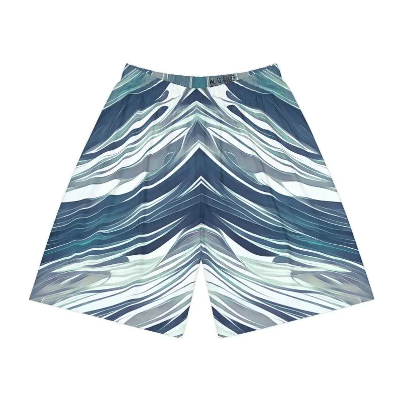 Unleash Style with Abstract Pattern Men’s Sports Shorts - All Over Prints