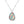 Vibrant Flowers Oval Necklace - Elegant Women’s Fashion - Dipaliz - one Size / Silver - Necklaces