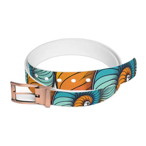 Vibrant Spiral Abstract Belt Cut to Size Fit - Dipaliz - Bronze Metal / 50’’ - Belts