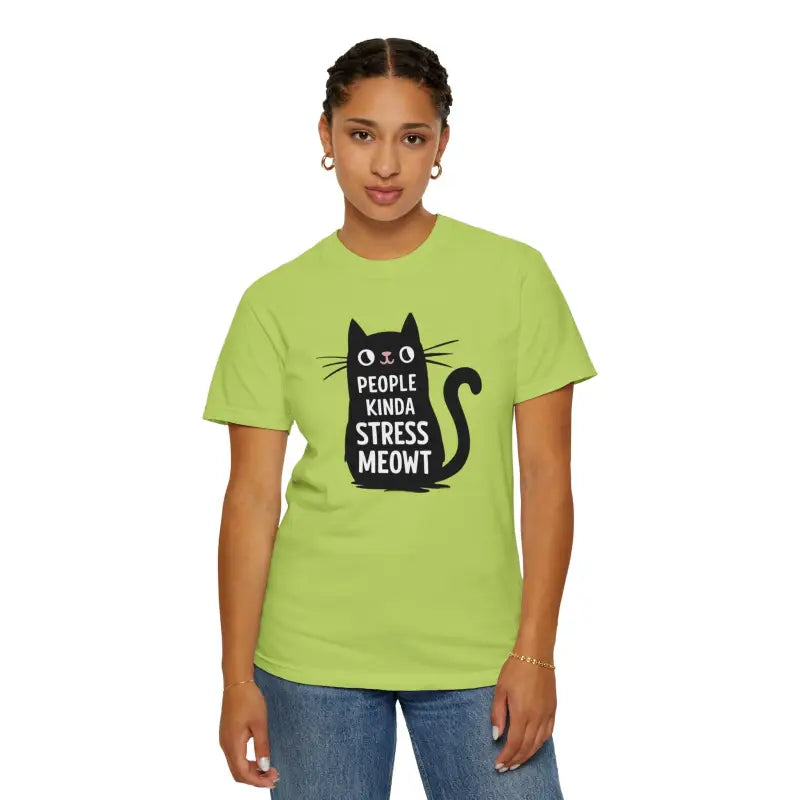 Chill Vibes Cat Tee for Comfort & Style - Kiwi / m T-shirt