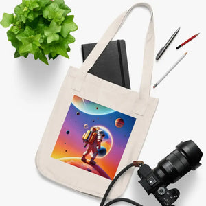 Astronaut Canvas Tote - Explore Space in Style - Dipaliz - one Size / Natural - Bags