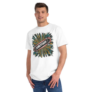 Organic Cotton Tee - Bold Limitless Graphic - Dipaliz - T-shirts
