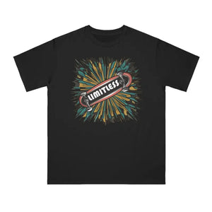 Organic Cotton Tee - Bold Limitless Graphic - Dipaliz - T-shirts