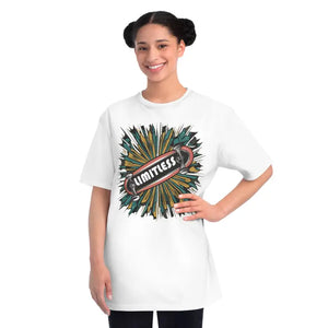 Organic Cotton Tee - Bold Limitless Graphic - Dipaliz - T-shirts